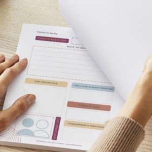 One day at a time planner